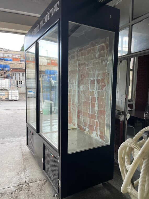 Dry Aged et dinlendirme dolabı – 200×260×90 cm, motorlu, ICSogutma ikinci el ürün