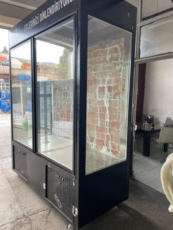 Dry Aged et dinlendirme dolabı – 200×260×90 cm, motorlu, ICSogutma ikinci el ürün